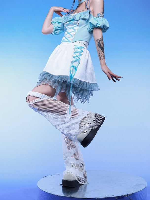 Y2K 레이스 스커트