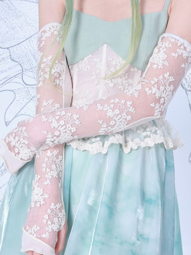 Fishbone Corset Lace Stitching Sling Dress