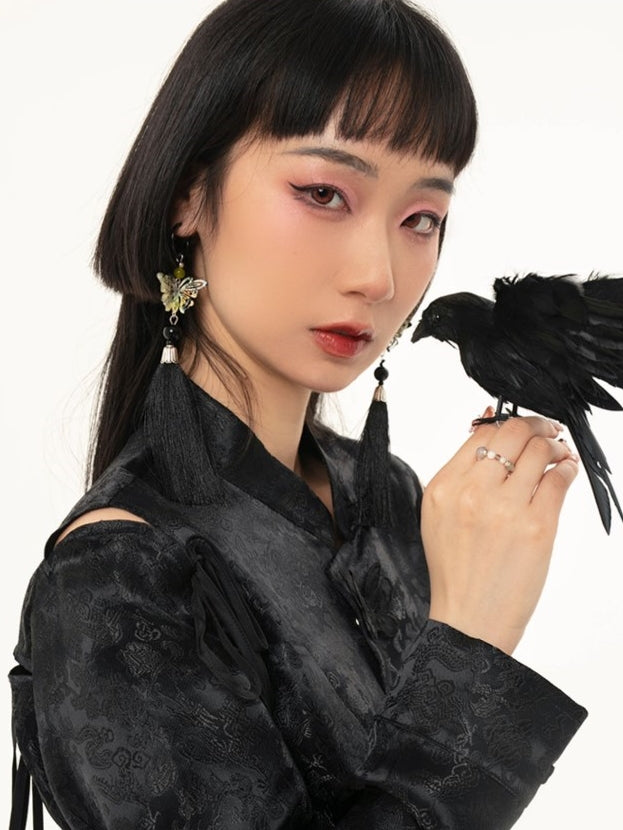 중국 스타일의 술집 귀걸이