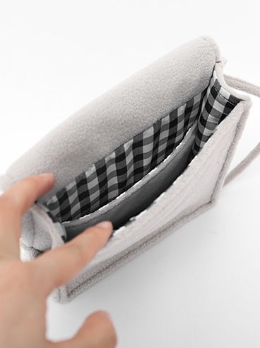 Fleece Small Square Bag