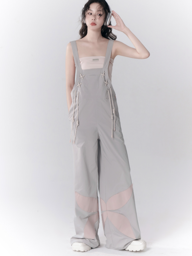 Cross Tie Butterfly Overalls