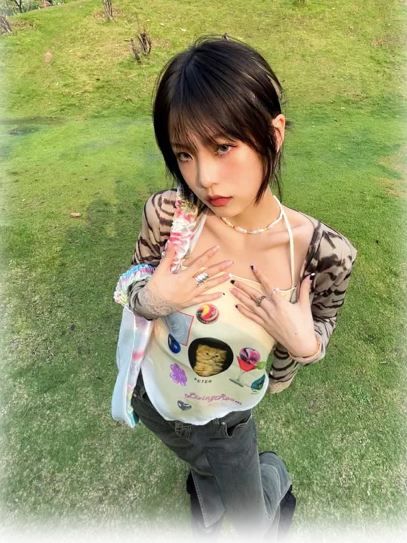Halter Neck Printed Sling