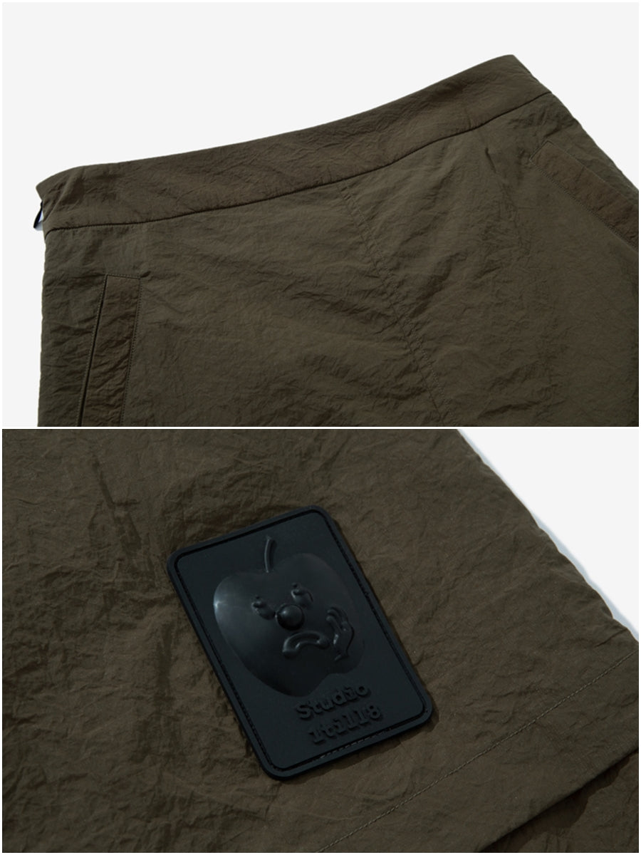 Casual Draw String Flare Middle Rock