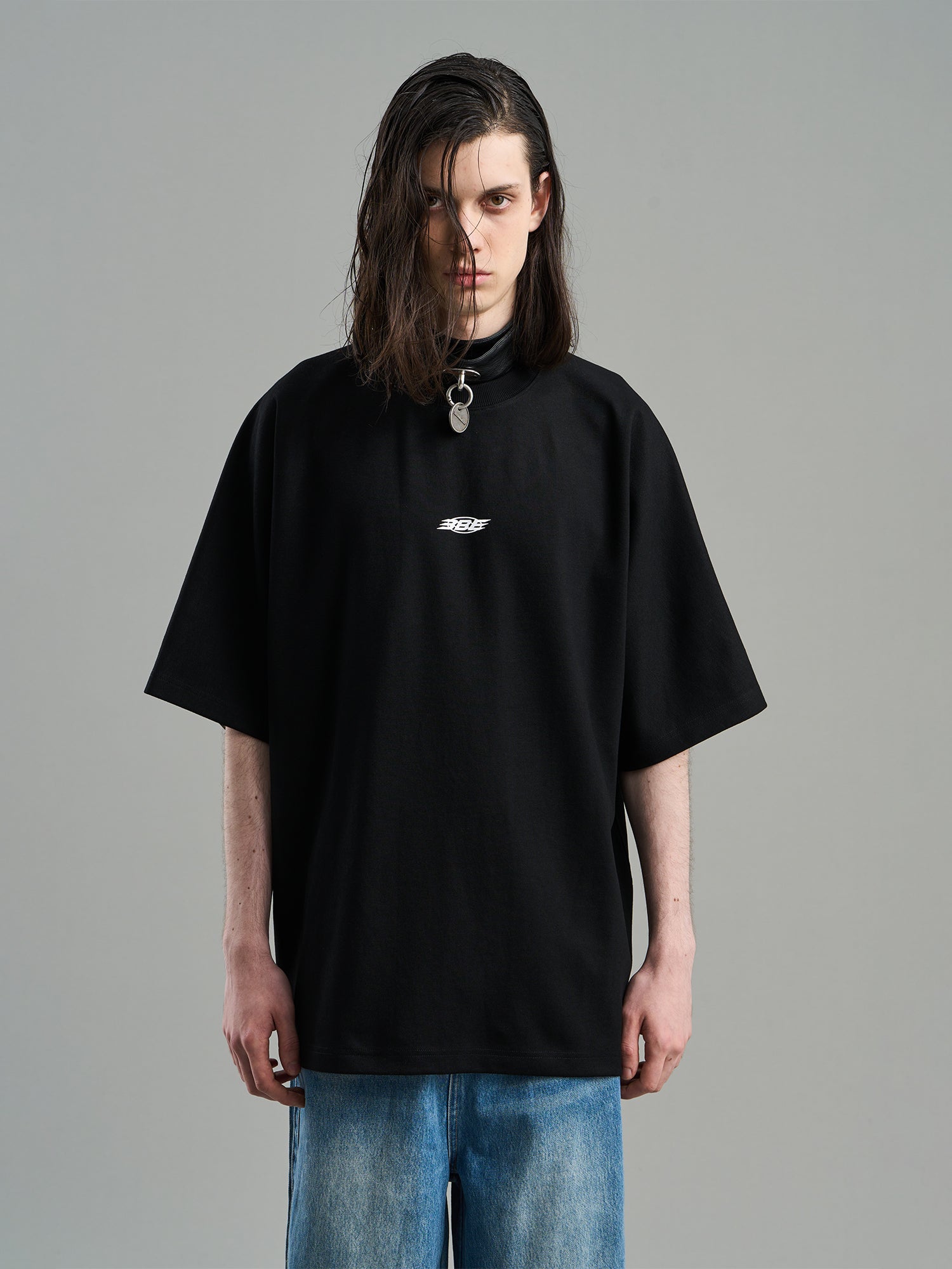 One-point Oversize Casual Simple T-shirt