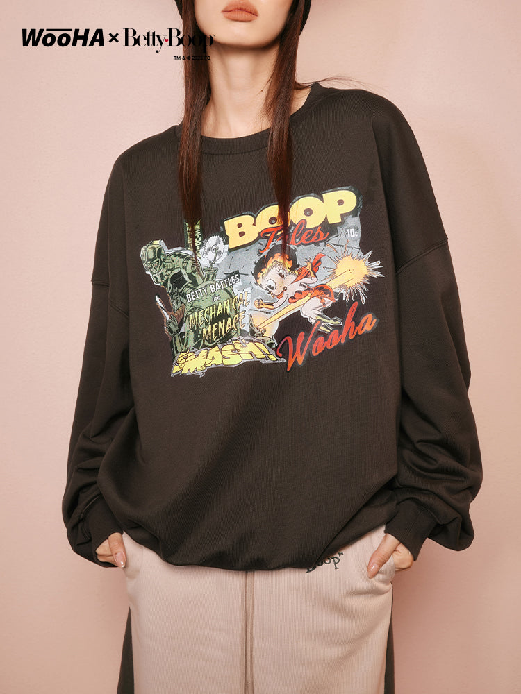 Betty Sweat Cotton Oversize Pullover