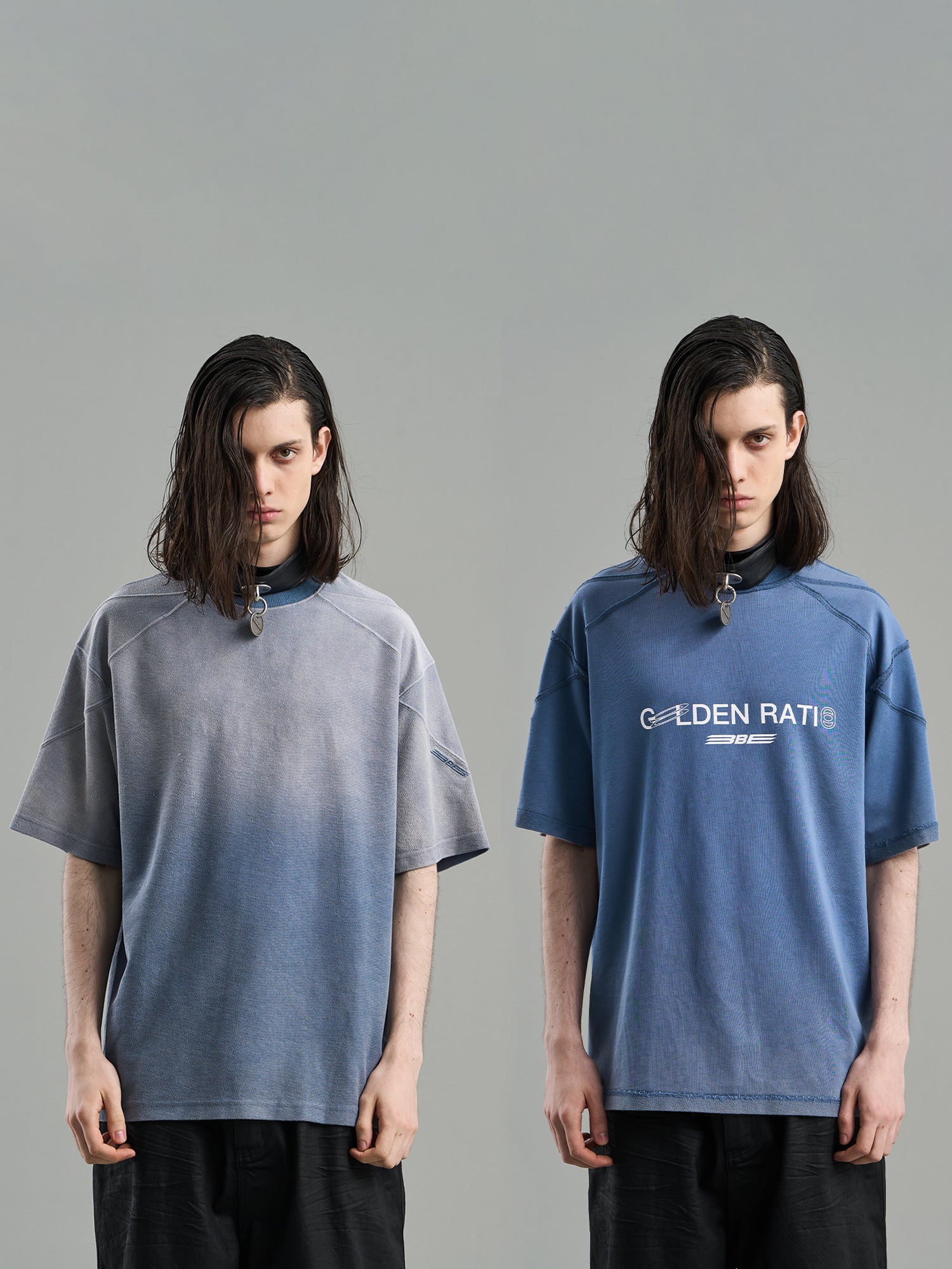 Gradation Reversible Oversize T-shirt