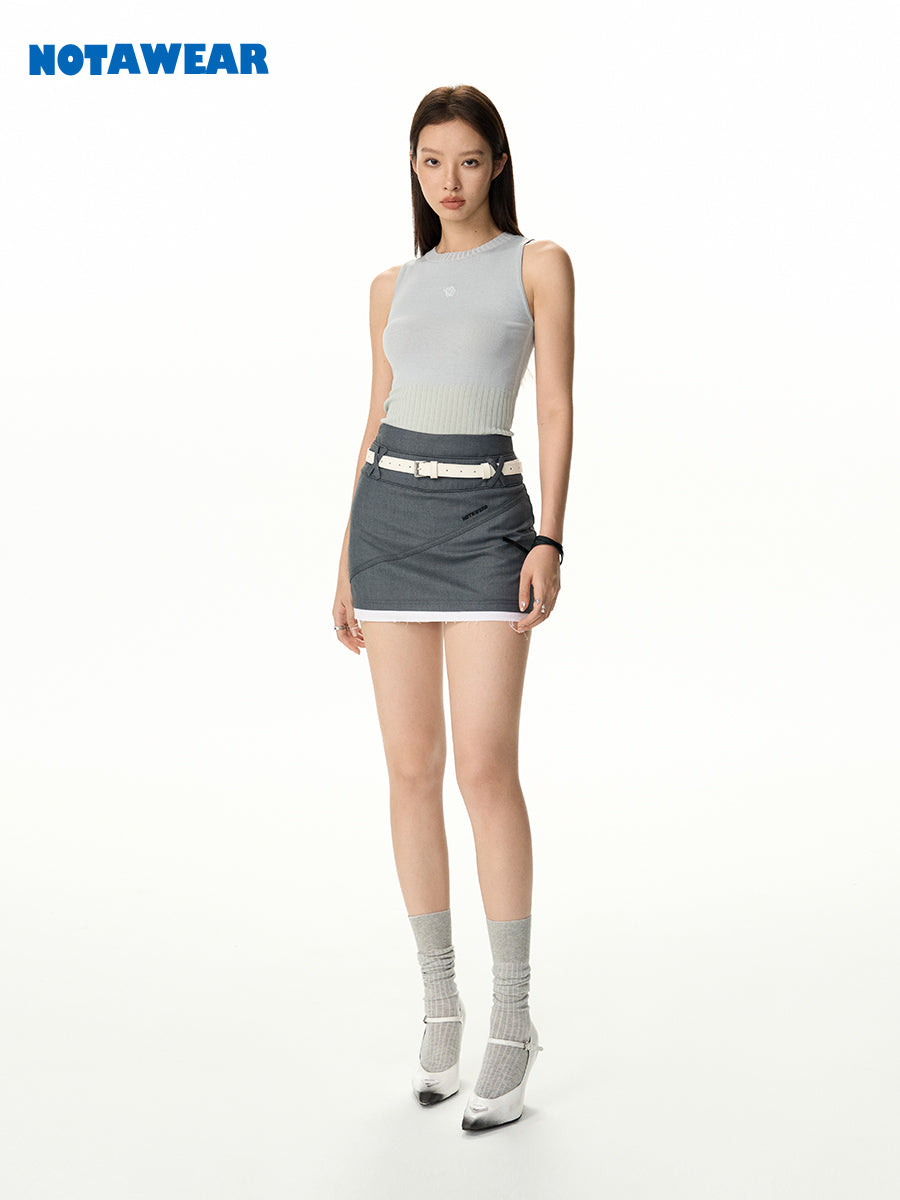 Sleeveless Simple Chic Summer-Knit