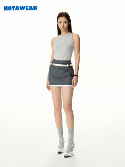 Sleeveless Simple Chic Summer-Knit