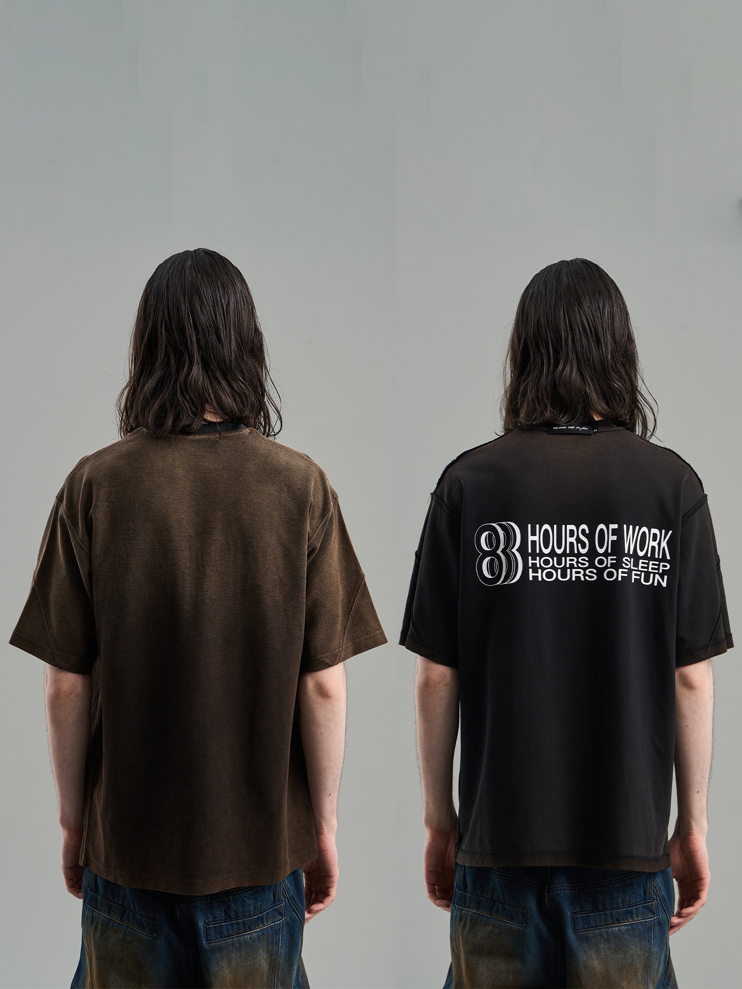 Gradation Reversible Oversize T-shirt