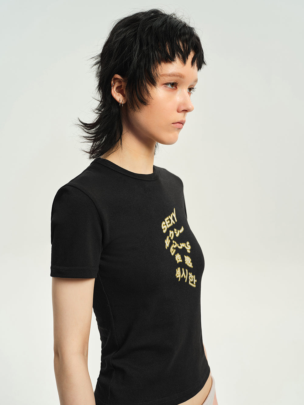 Oversize Word One-point T-shirt