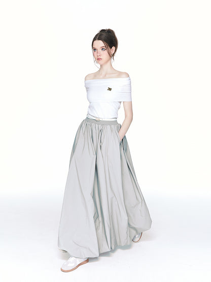 Ballon Maxi Elegant Flare-Skirt