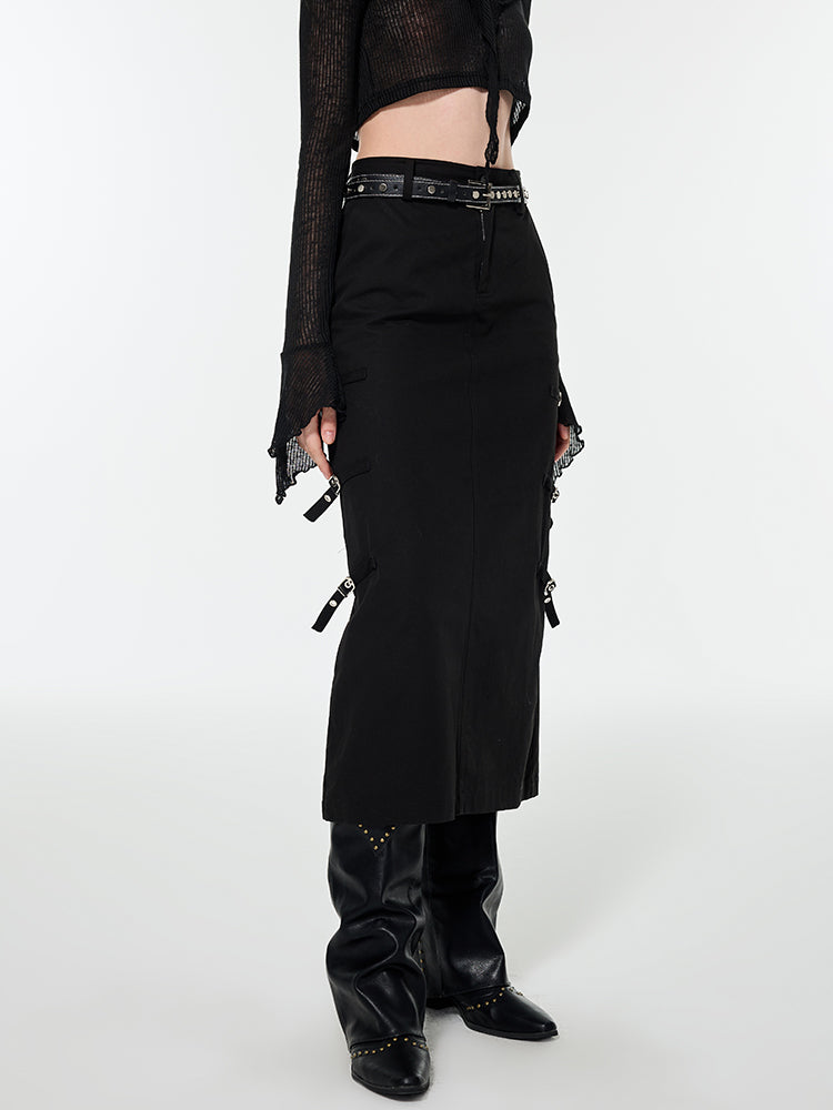 Belt Nichi I-Line Long-Skirt