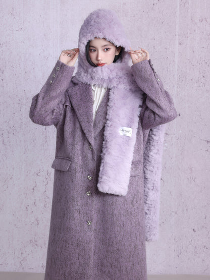 Wool Simple Oversize Long-Coat