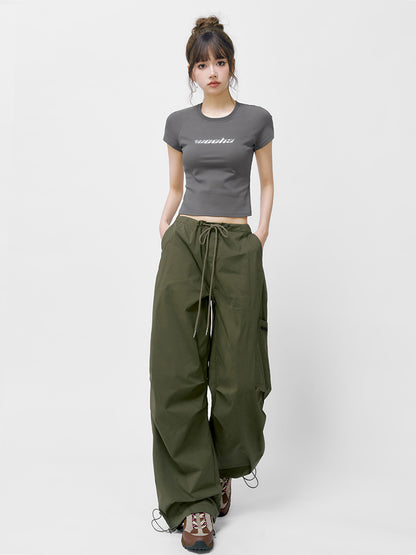 Drawstring Casual Relax Work-Pants