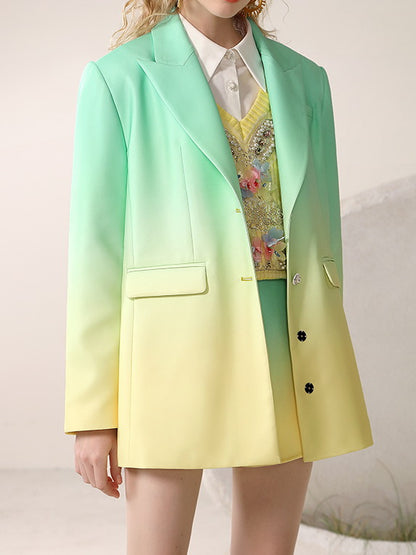 Gradation Nihi Colorful Ovresize Conspicuous Jacket