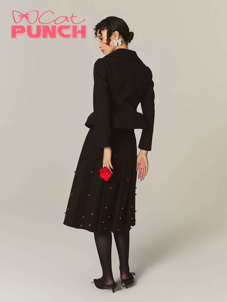 구슬 Nichi Flemal Classy Middle-Skirt