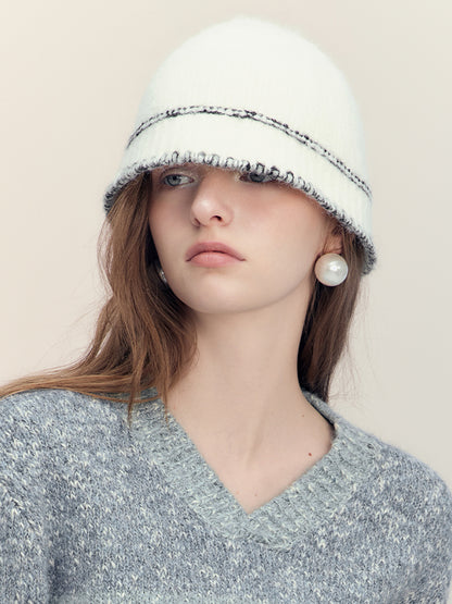 Retro Plain Simple Warm Knit-Hat