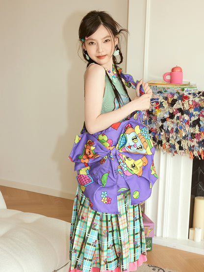 Frill Ribbon Character Cute Fancy Shoulder-Bag