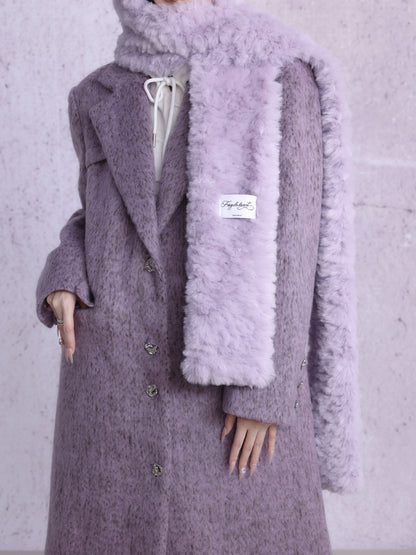 Wool Simple Oversize Long-Coat