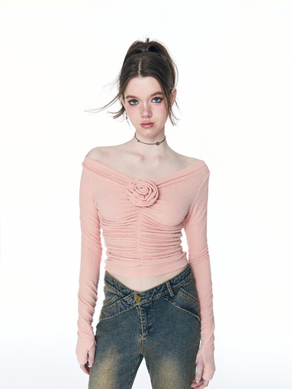 Rose Thin Cather Tight Cutsew