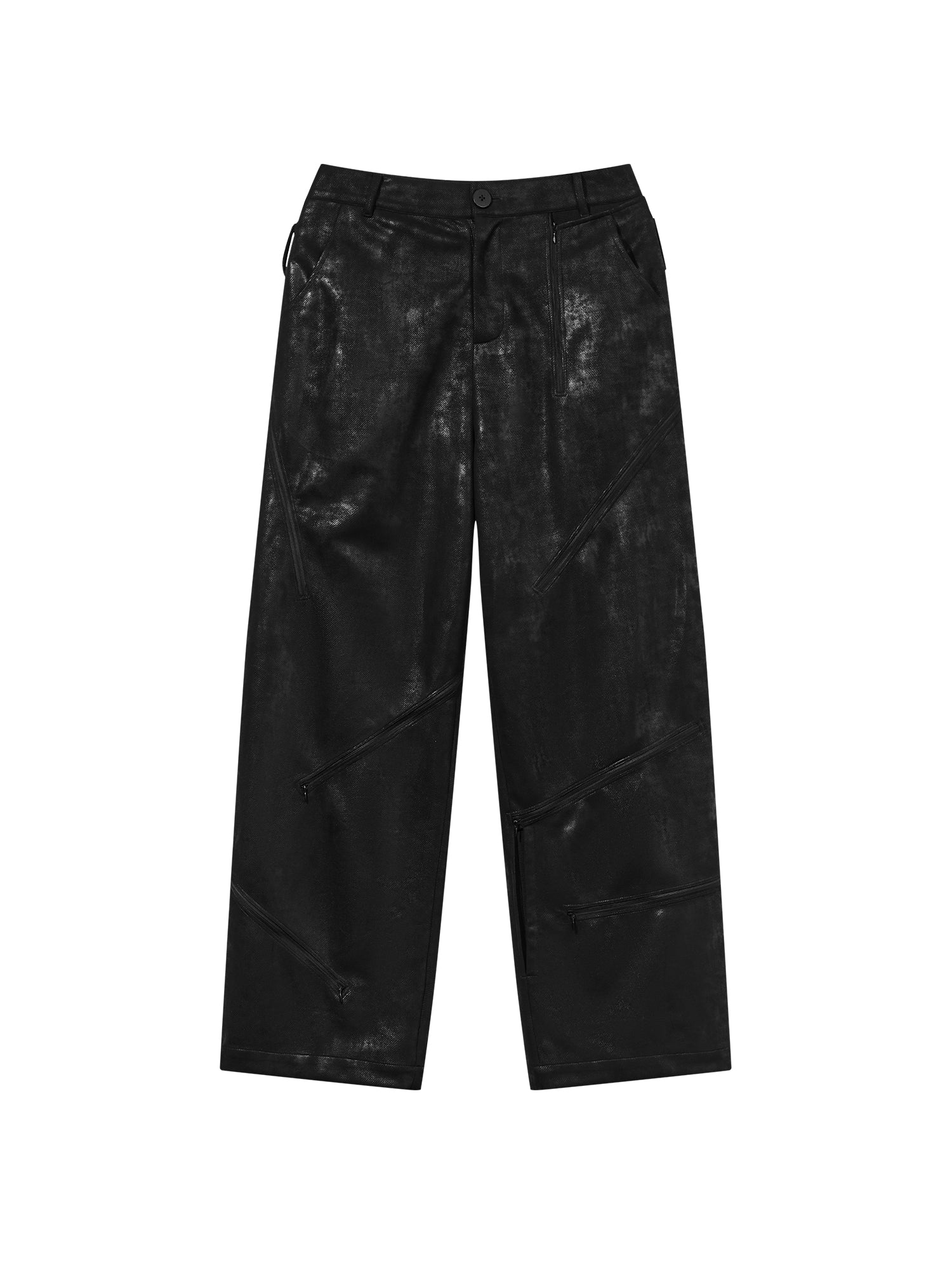 Pantalon lâche décontracté délavé