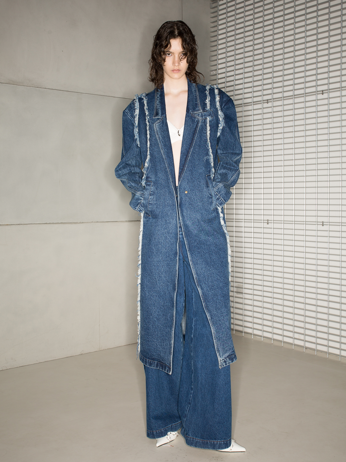 Unisex Long Tassel Oversize Long-Coat