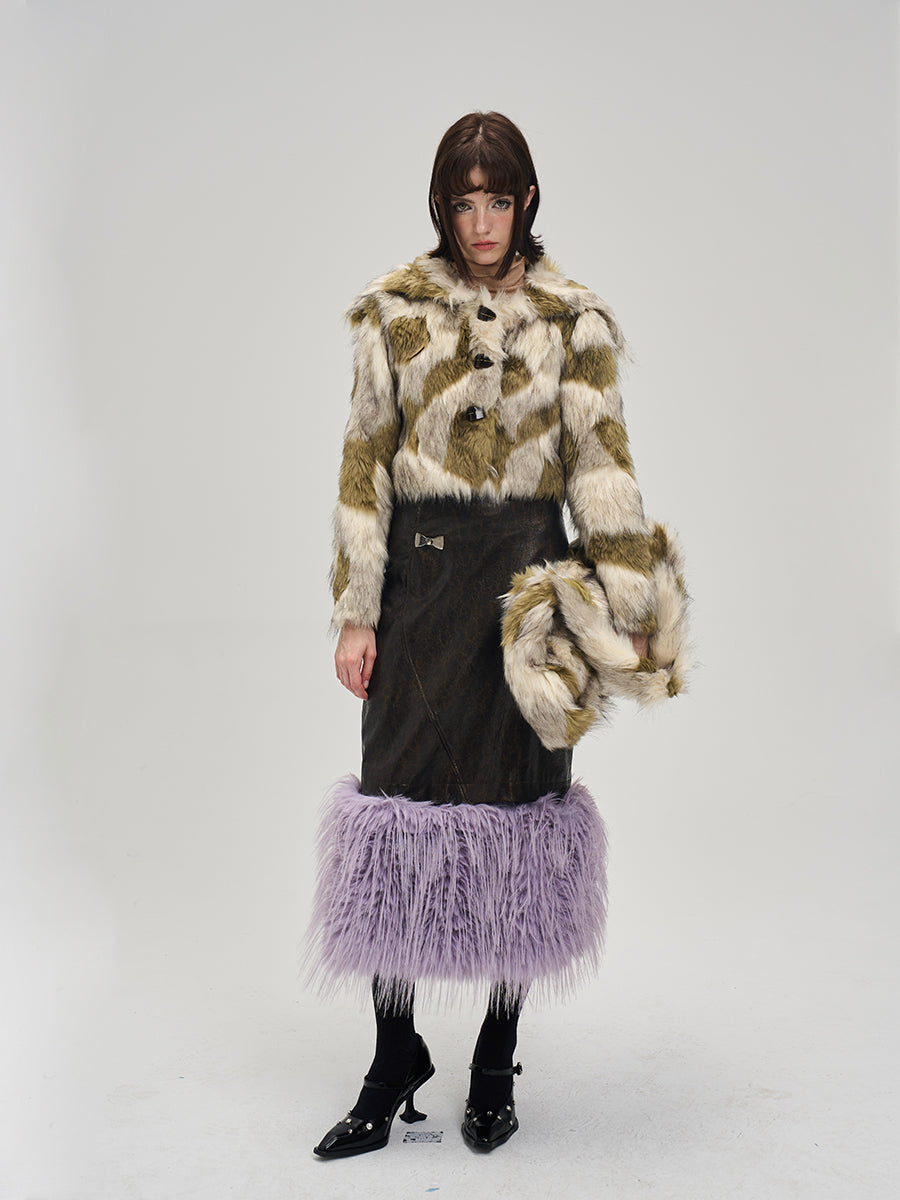 Fluffily Fur Elegant Volume Jacket