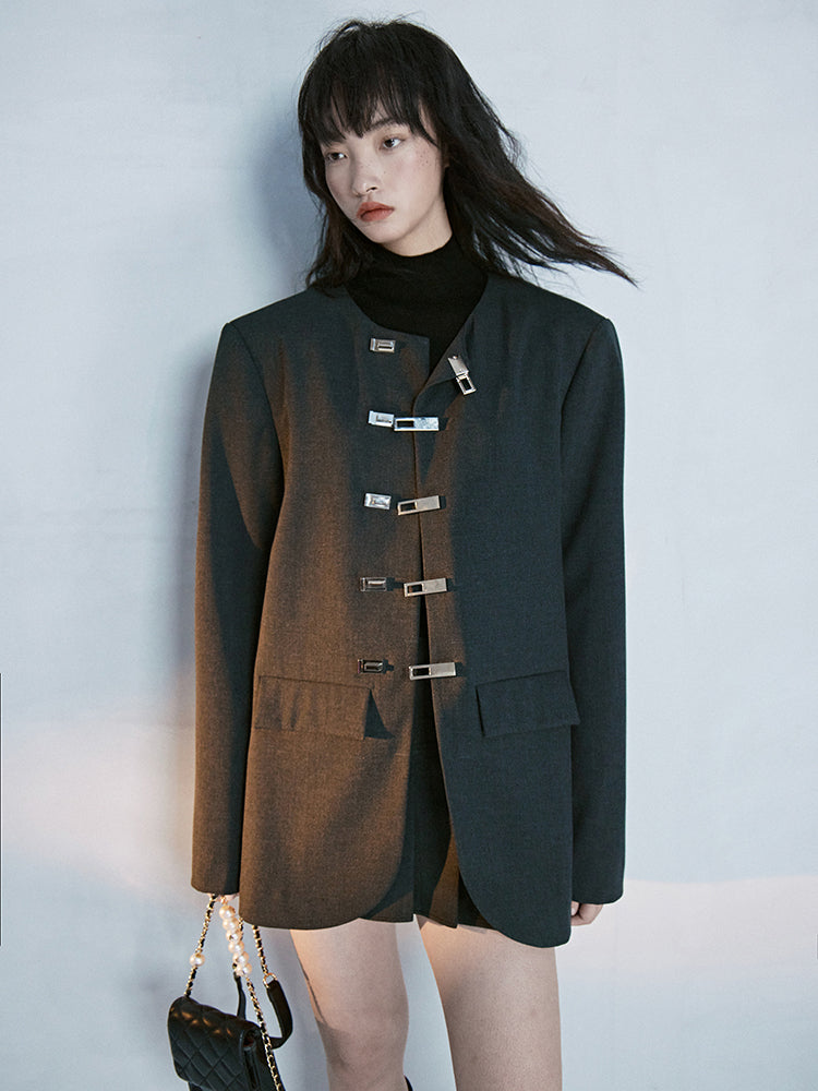 Nichi Metal Oversize Jacket