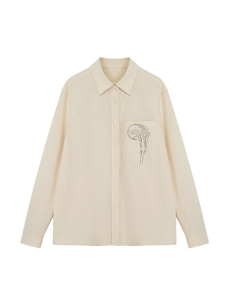 Embroidery Classy Simple Shirt