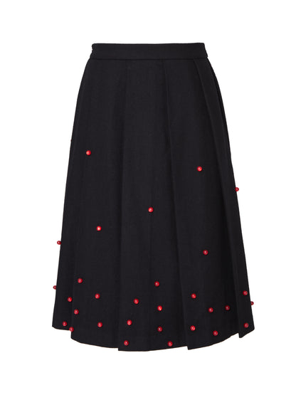 Beads Nichi Flare Formal Classy Middle-Skirt