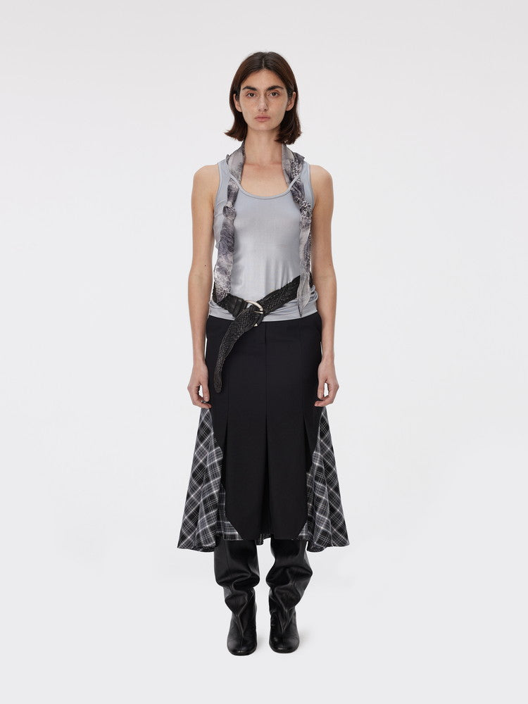 Scarf Python Nichi U-Neck Camisole Tops