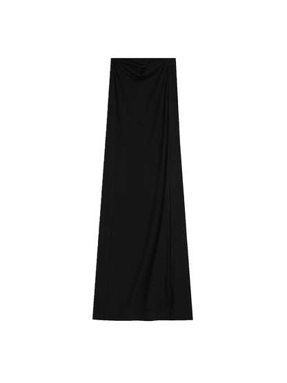 Sexy Slit Pian Slim Long-Skirt