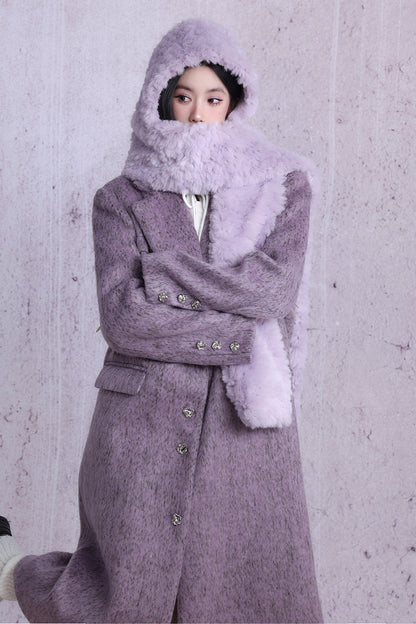 Wool Simple Oversize Long-Coat