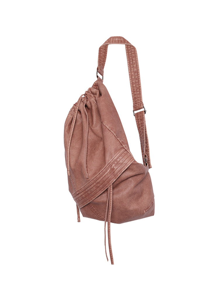 Leather Vintage Shoulder-Bag Backpack