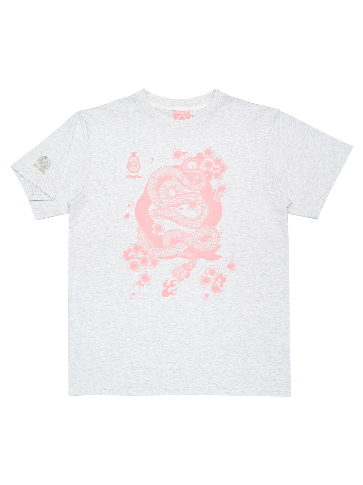 Japanese-Style Dragon Oversize Print-T-Shirt