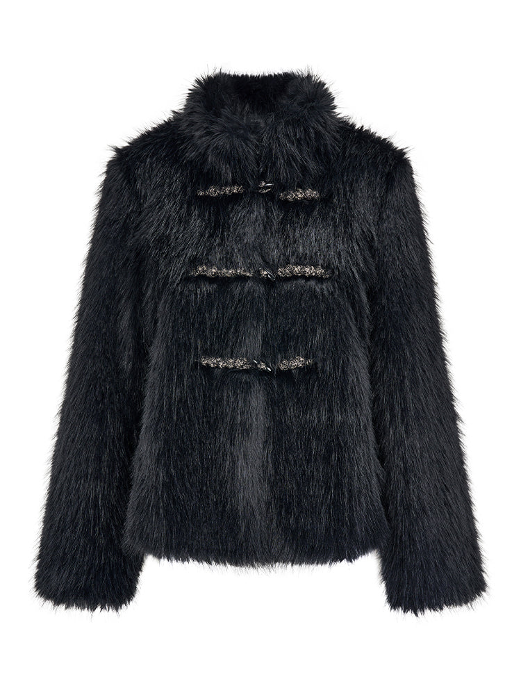 Ruxury Fluffily High-End Warm Elegant Fur-Jacket