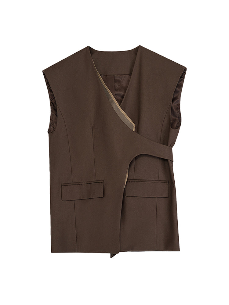 Ärmeln Chic Oversize Ciffon Layered Gilet