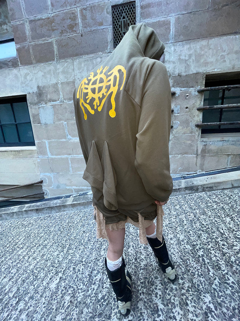 Nichi Symbol Sweat Hoodie Back-Conscious Parka