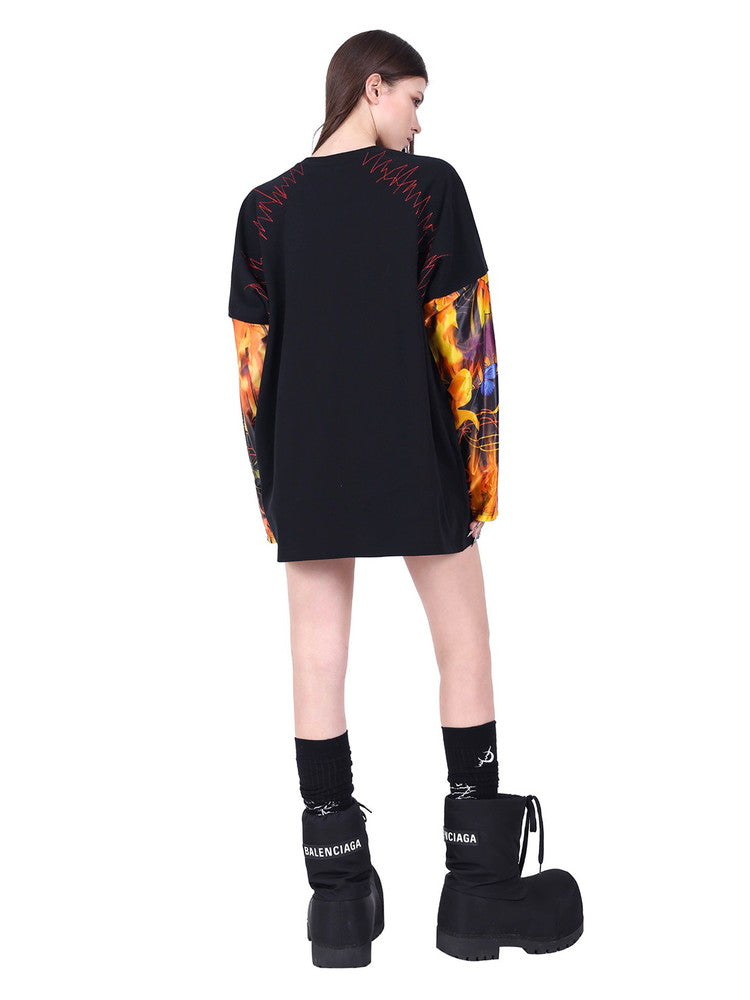 Unisex Oversize Nichi Street Loose T-Shirt