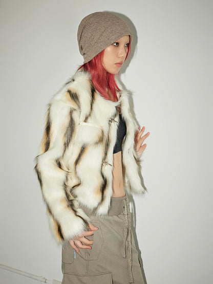 Fur Elegant Volume Warm Jacket