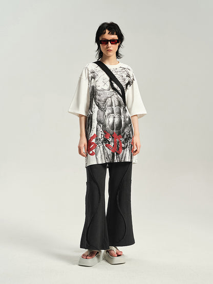 Wave Wide Nichi Casual Pants