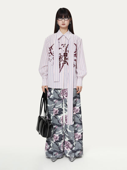 Logic Stripe Oversize Nichi Shirt