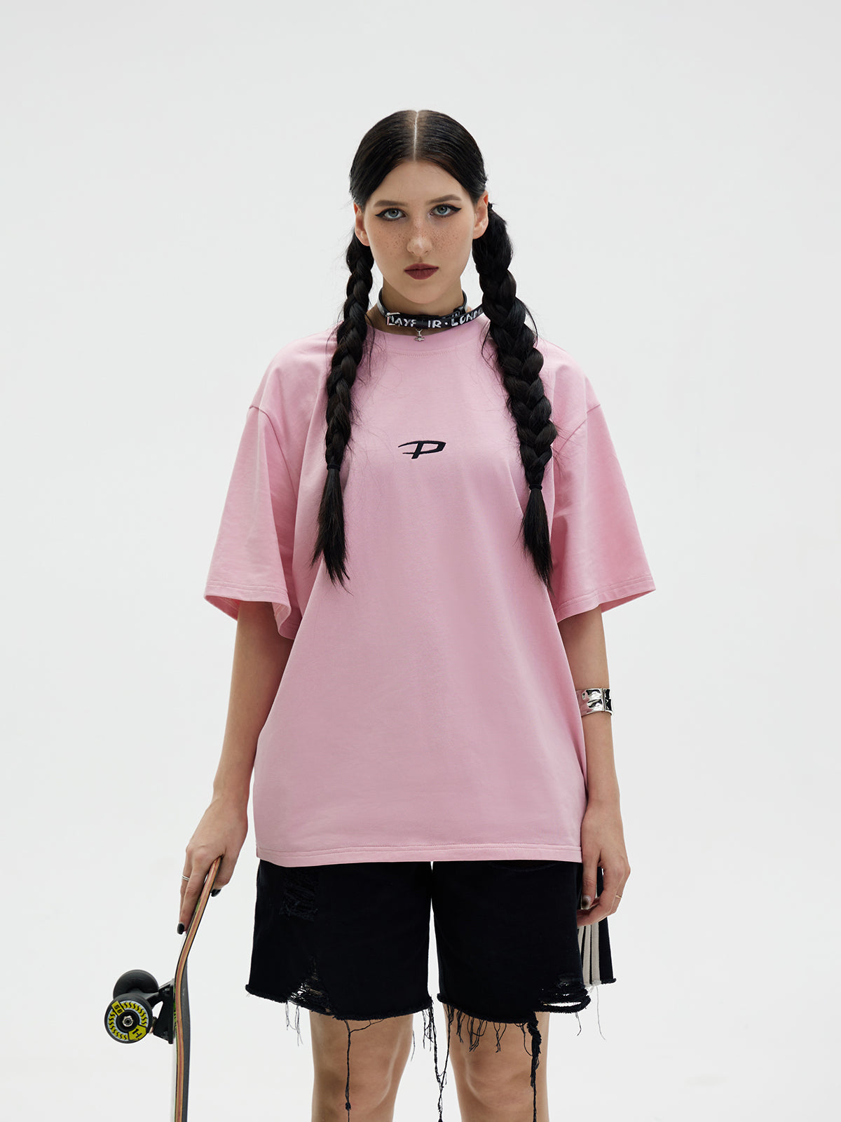 Unisex Oversize One-Point Casual Simple T-Shirt