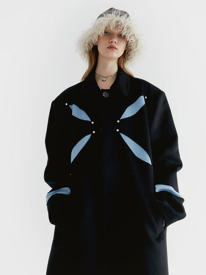 Flower Cut Nichi Bi-Color Woo-Coat