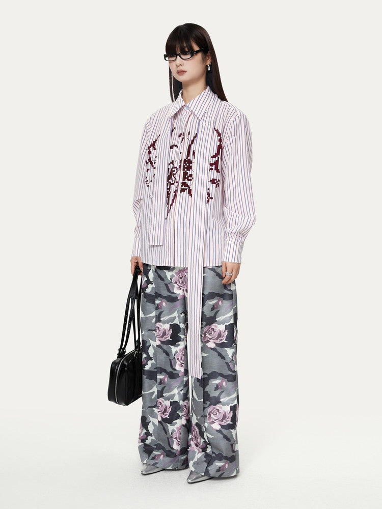 Logic Stripe Oversize Nichi Shirt