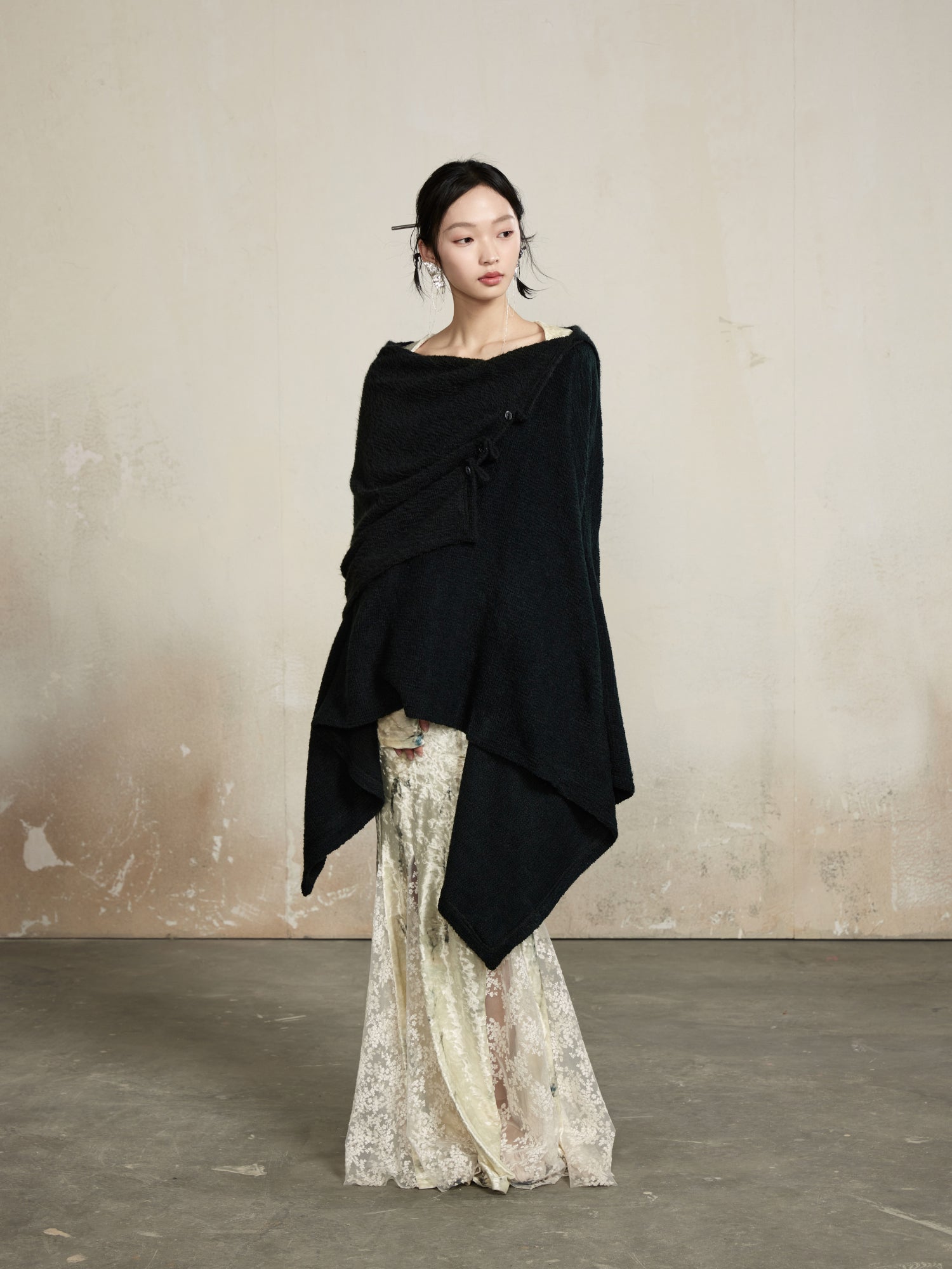 Asymmetry Classy Loose Ovresize Drape Tops