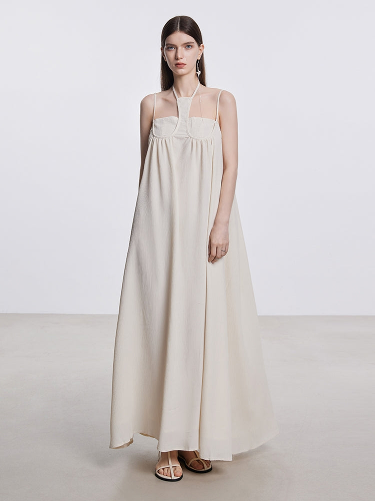 Nichi Flare Summer Sleeveless Long-One-Piece