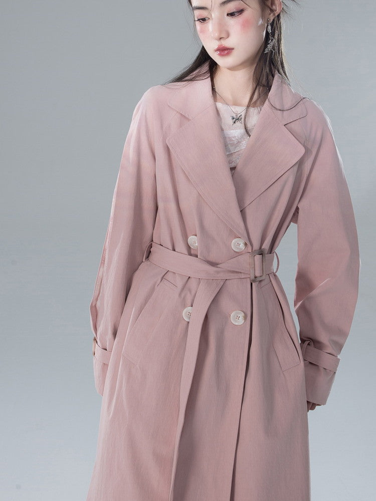 Long Classy Simple Oversize Trench-Coat