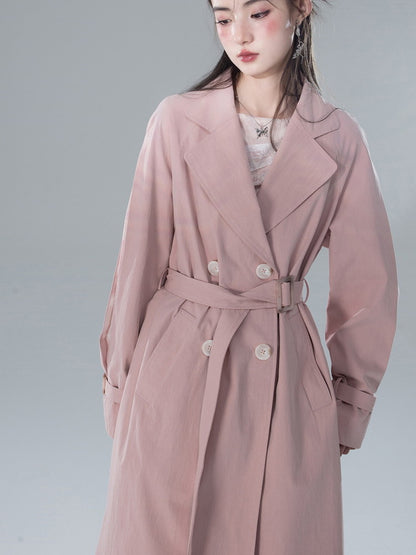 Long Classy Simple Oversize Trench-Coat