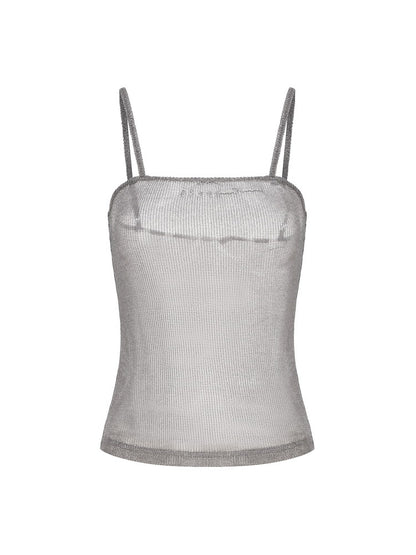 Mesh See-Through Layered Camisole